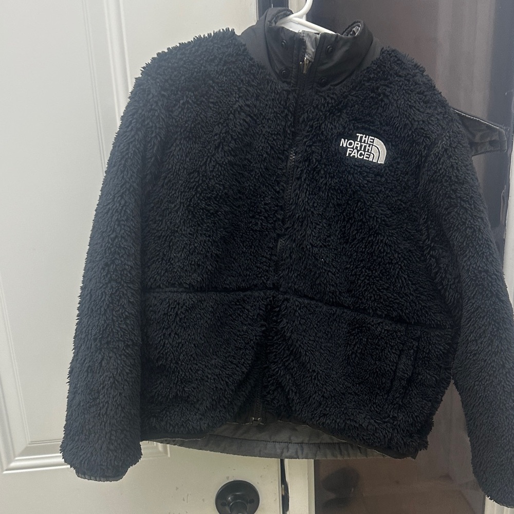 The North Face Kids Black Sherpa Jacket